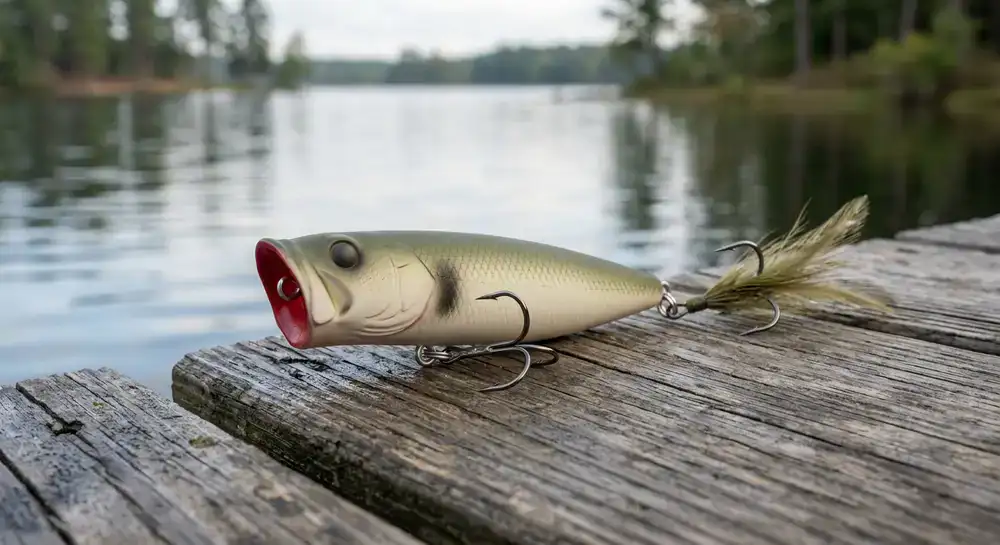 Topwater popper lure