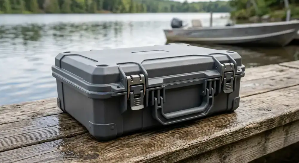 Waterproof modular tackle storage tray